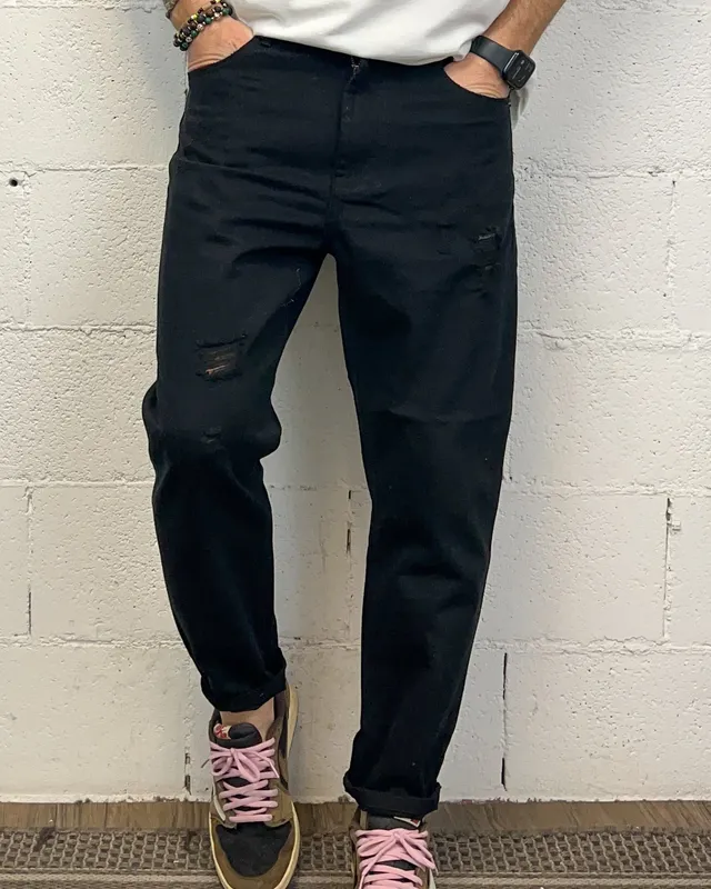 ONLYONE Mike Carrot GIANNI LUPO Jeans Uomo Black