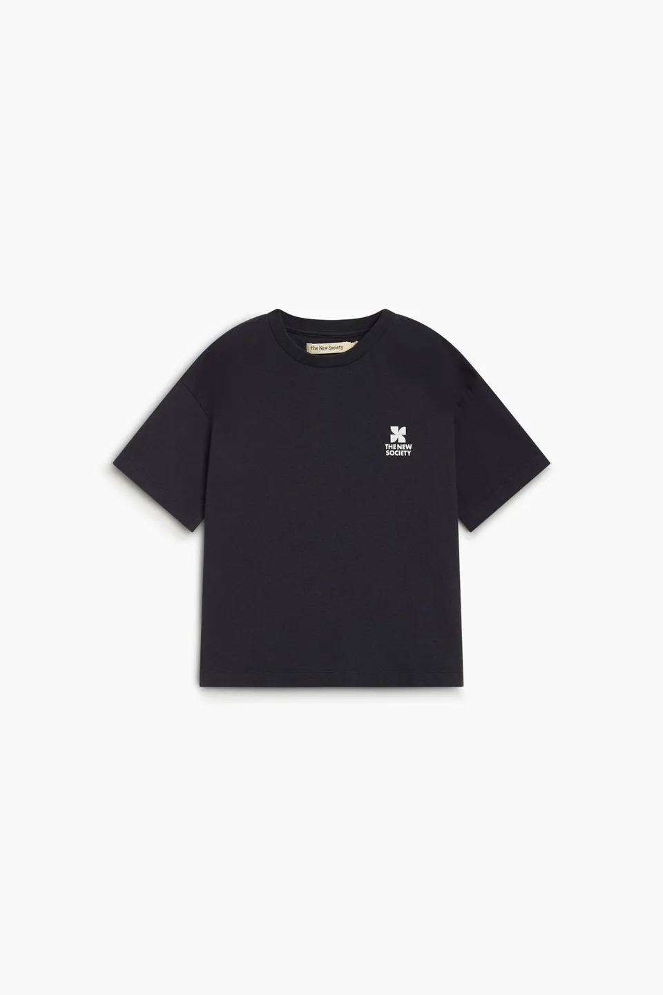 The New Society TNS Logo t-shirt teen Forged Iron cotone