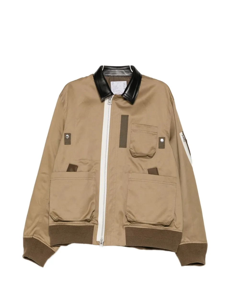 Sacai 26-04031M Giubbotto Beige uomo