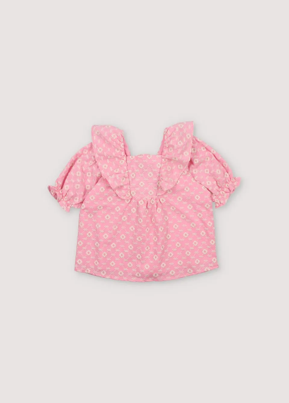 The New Society Isidora blusa hibiscus 6 anni voile
