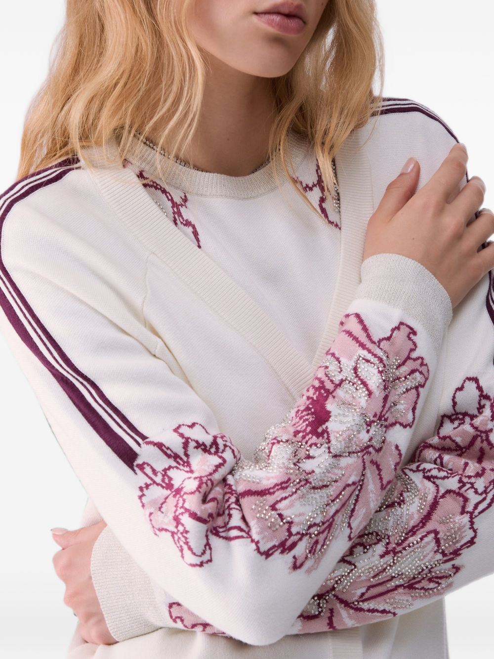 Liu Jo Sport TF6093MS49I maglia lana tea rose
