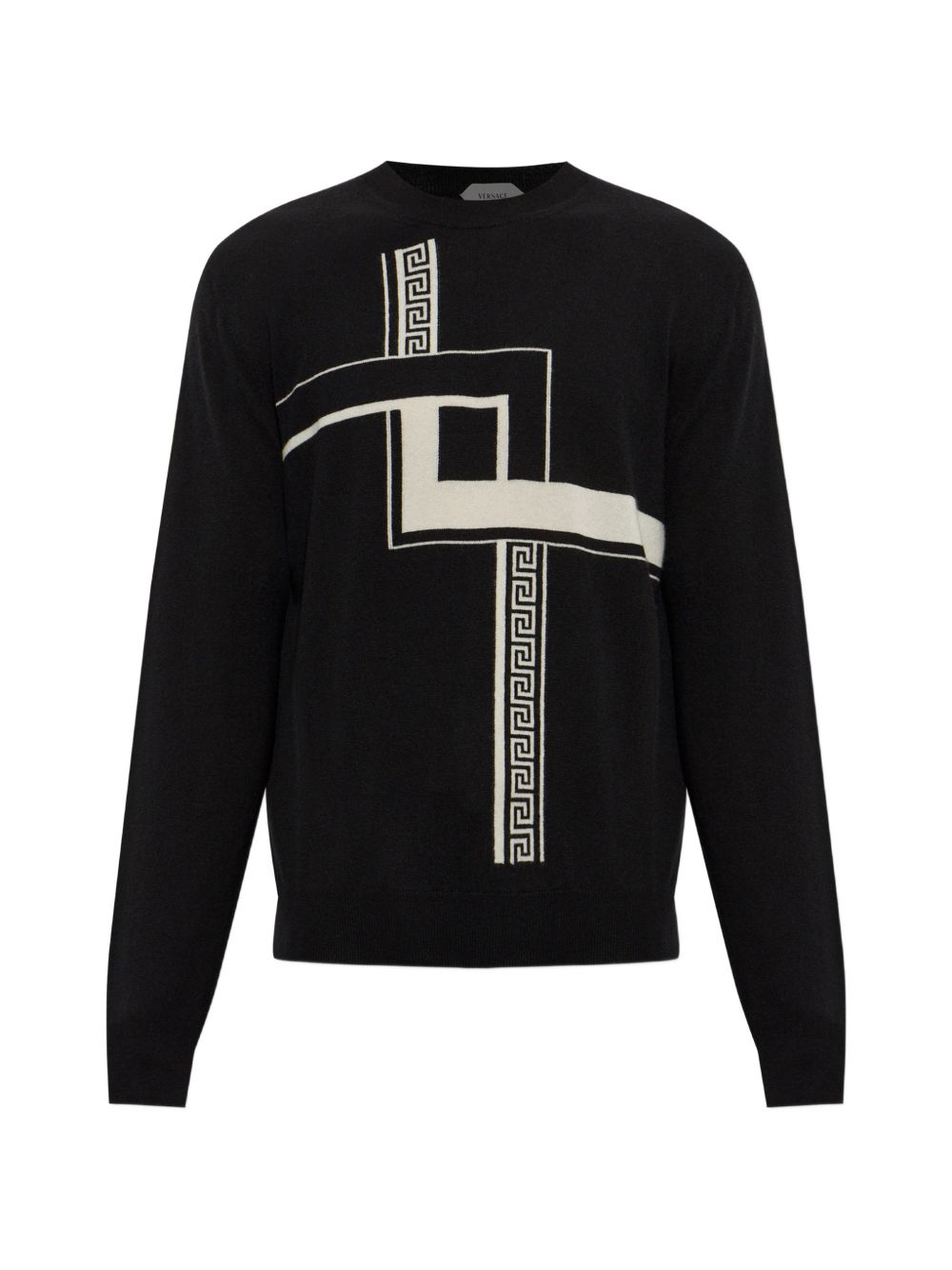 Versace 1026797 1A190571B000 maglia uomo nera