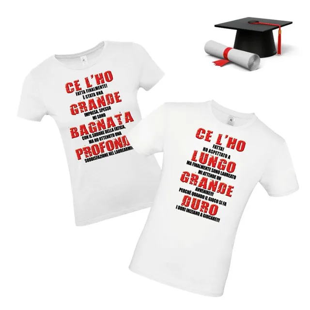 Mr. Gadgets Laurea t-shirt cotone manica corta