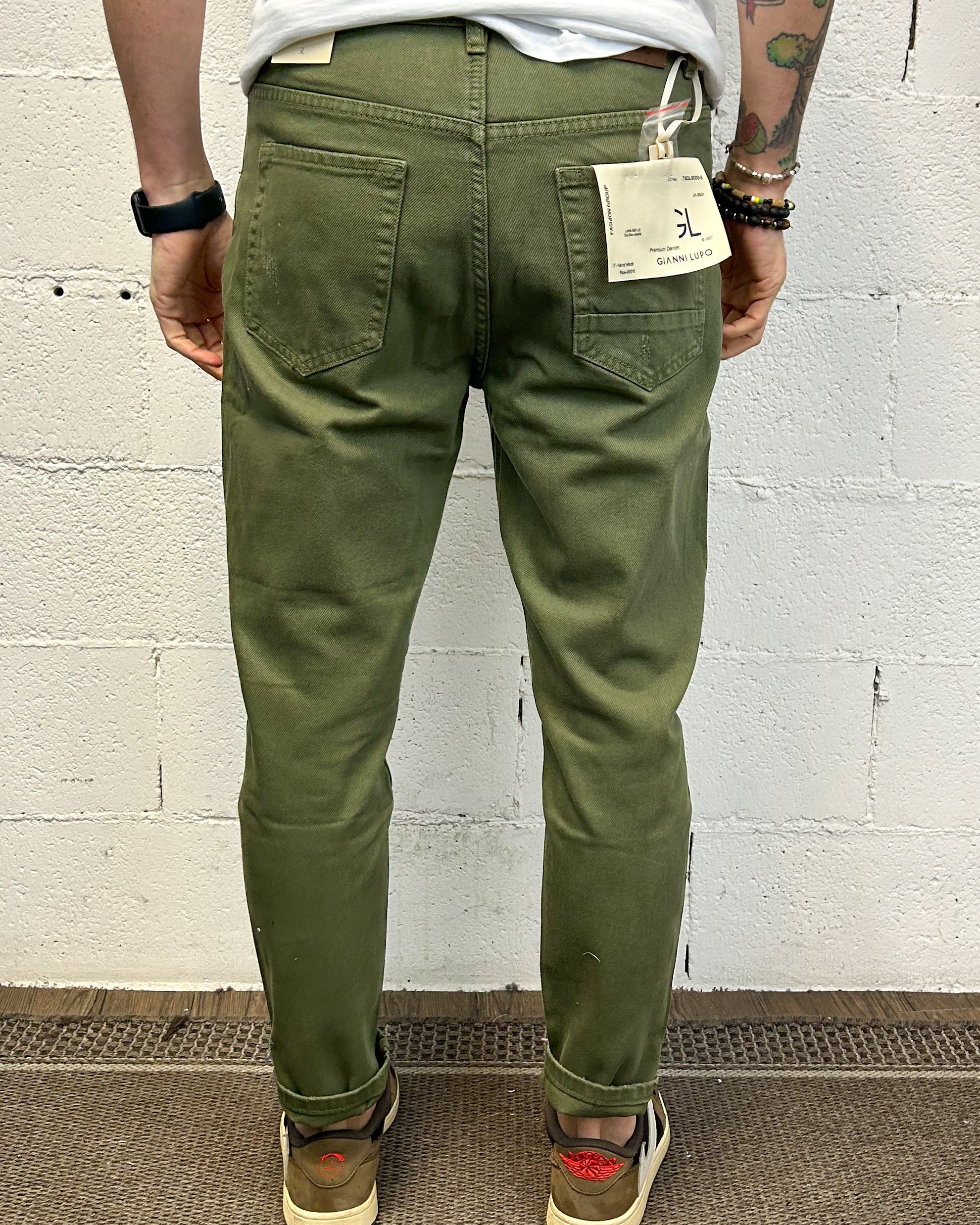 ONLYONE Mike Carrot GIANNI LUPO jeans salvia regolare