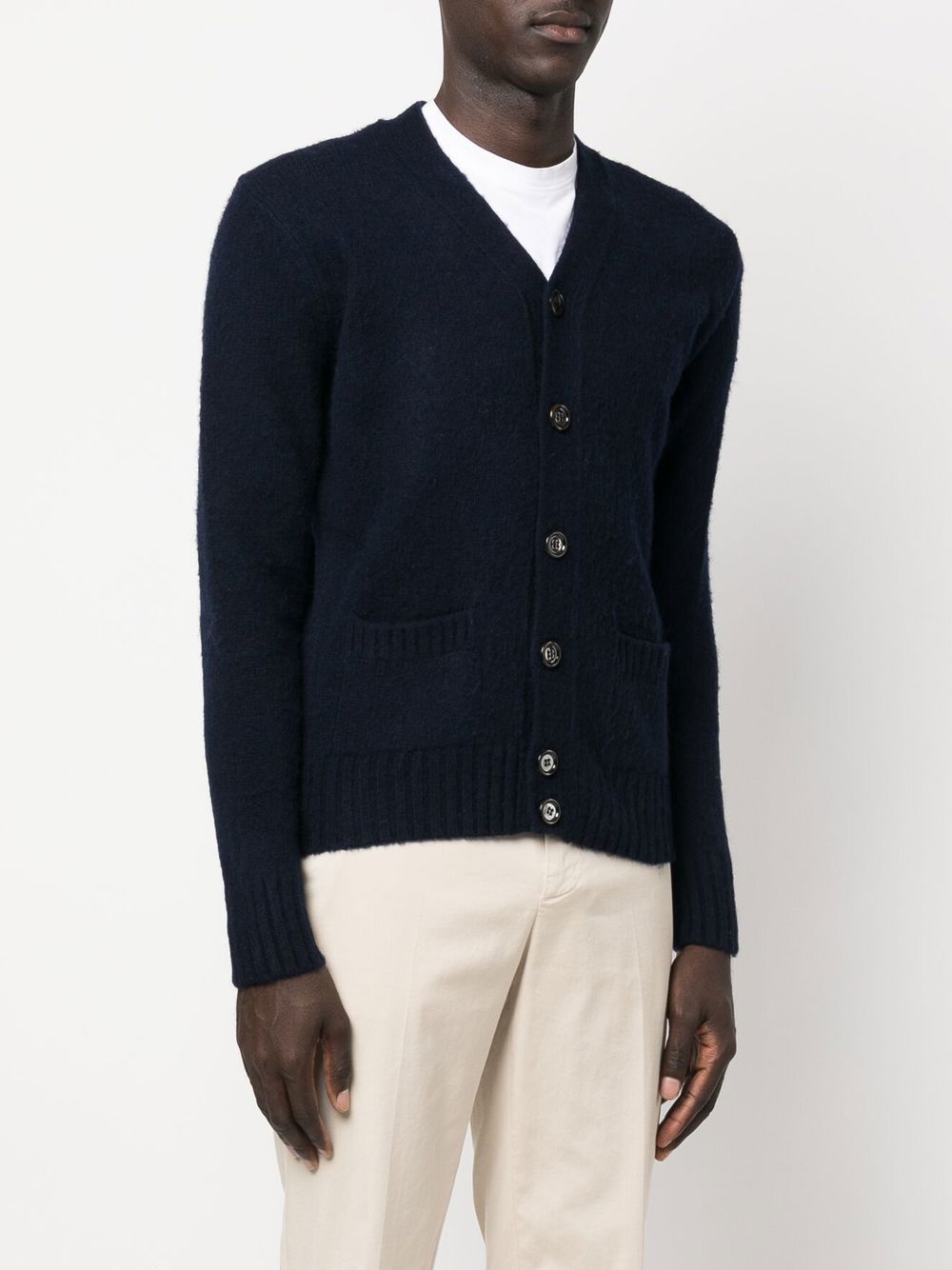 Aspesi M470 cardigan blu uomo