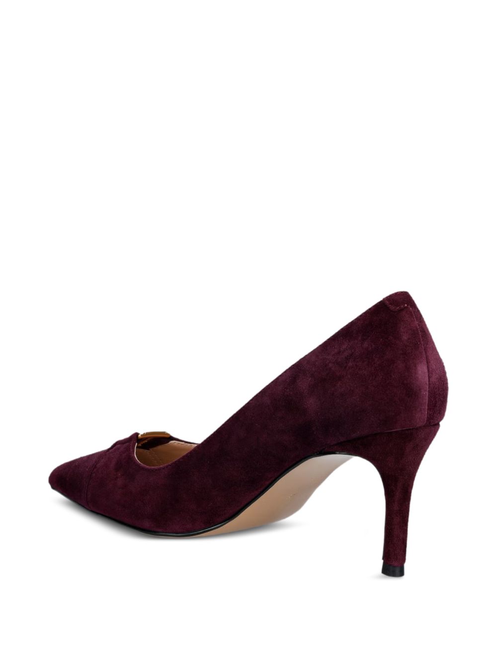 Twinset 262TCP014 scarpe con tacco bordeaux