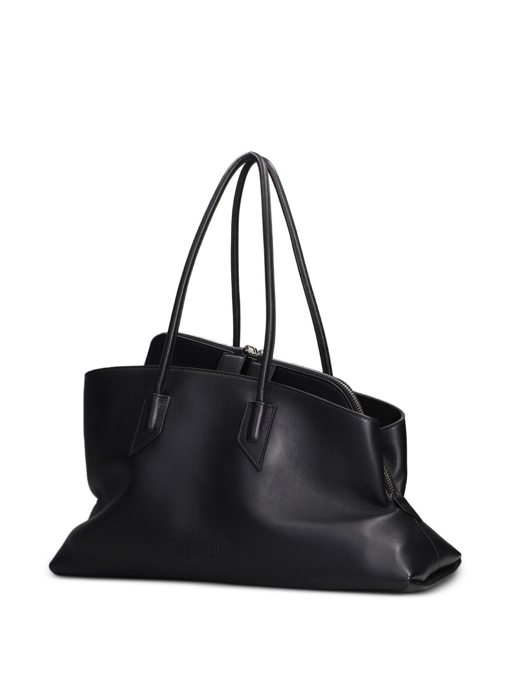 The Attico 250WAH00054 LBT019AA100 borsa a mano nera pelle