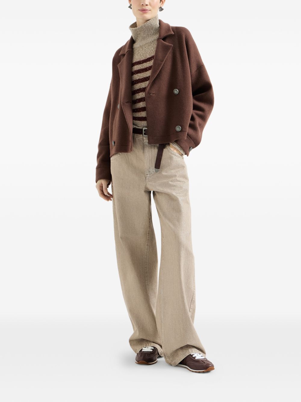 Brunello Cucinelli MZDKG3324 mocassini burgundy
