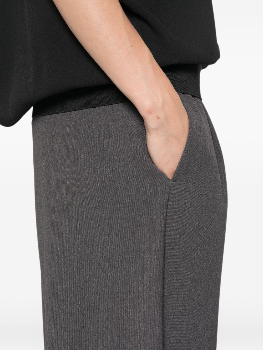Eleh EFW260074 pantaloni grigio scuro donna