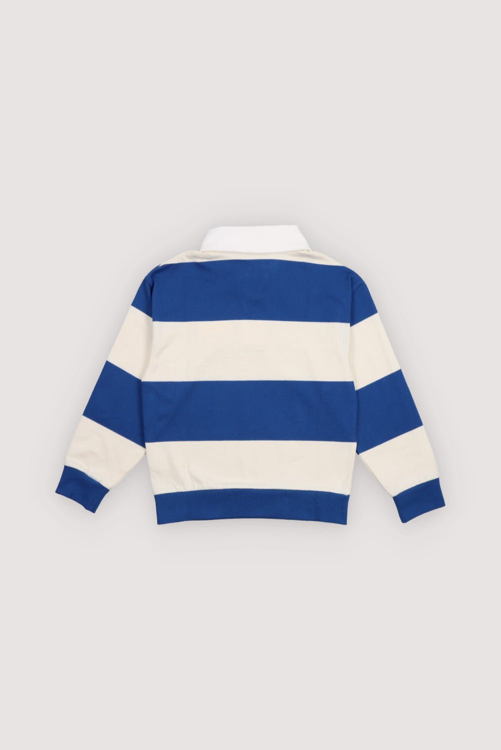 The New Society Brezo polo bambino righe blu cotone