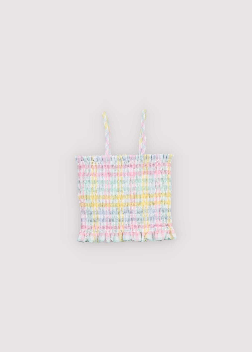 The New Society Mallow Top Mallow Check seersucker