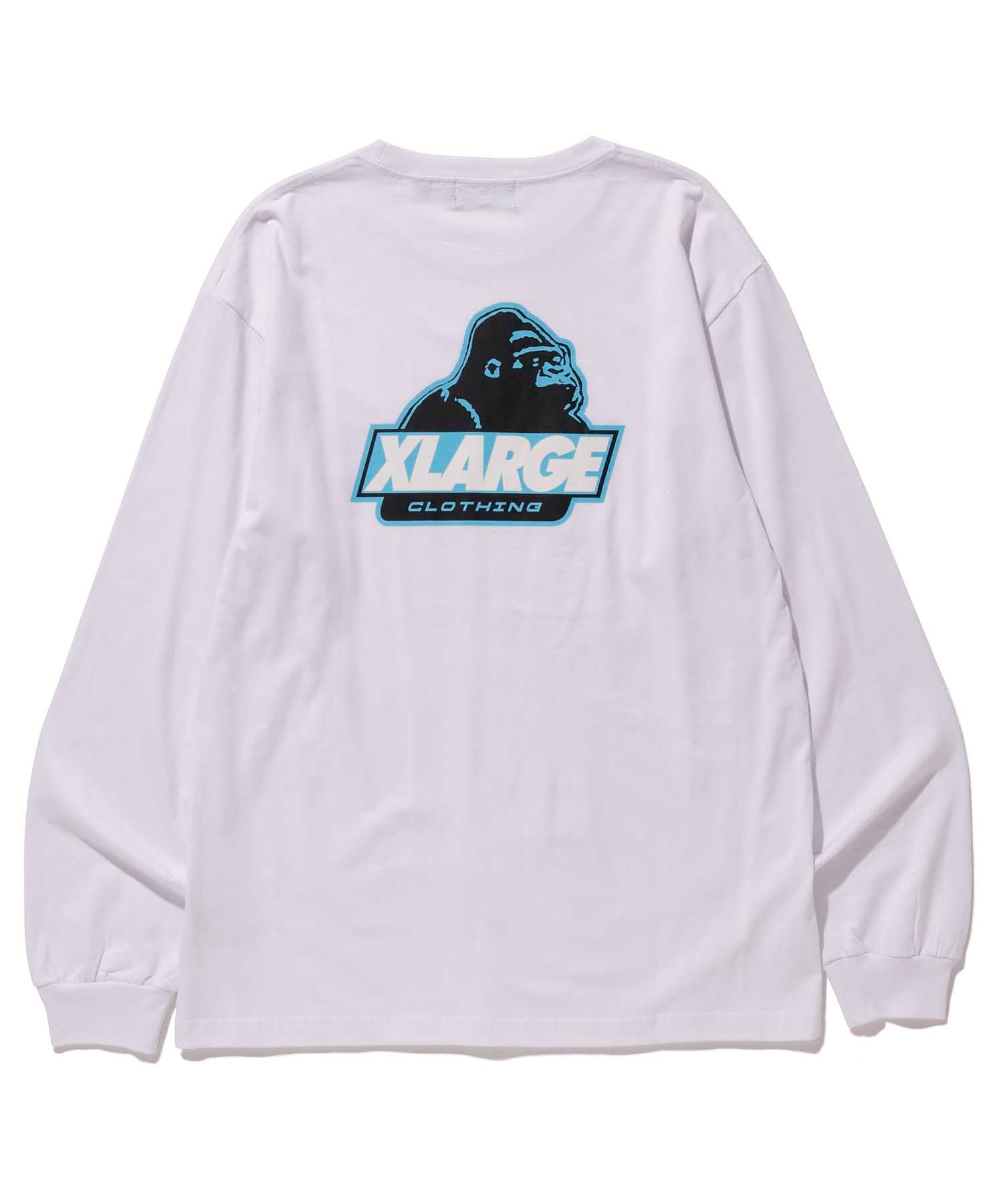 X-Large L/S Tee Old OG maglietta bianca cotone