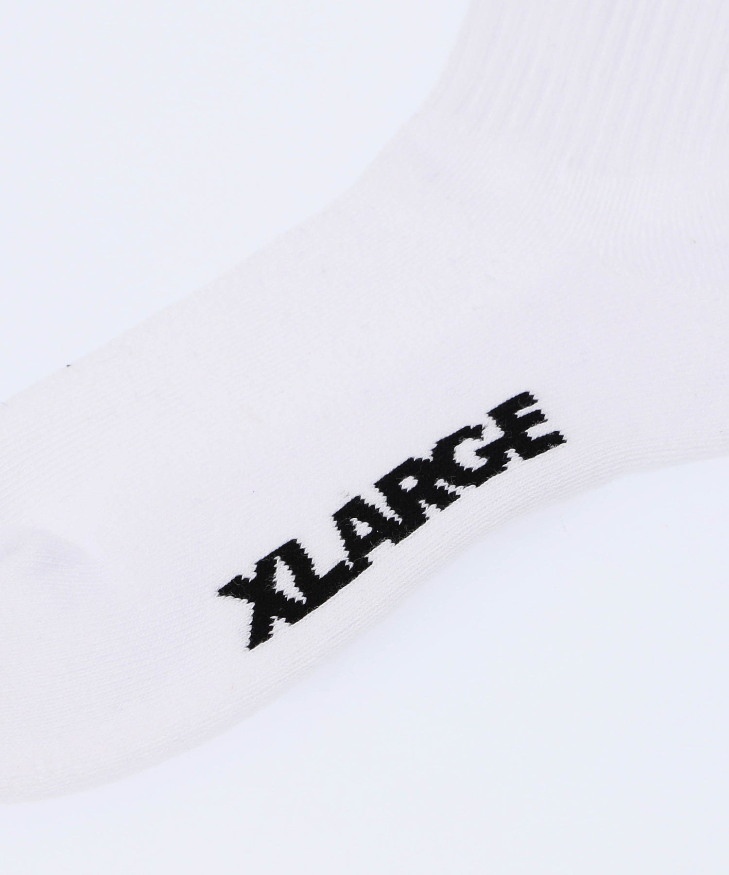 X-Large XL 91 Embroidered Socks calzini neri cotone