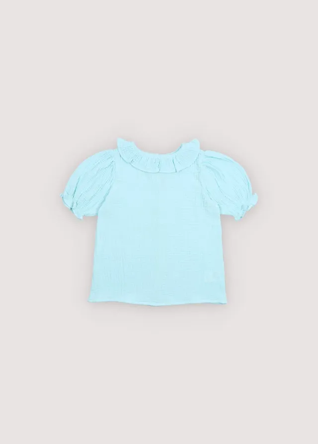 The New Society Campanilla camicia bimba Blue Glow 6y