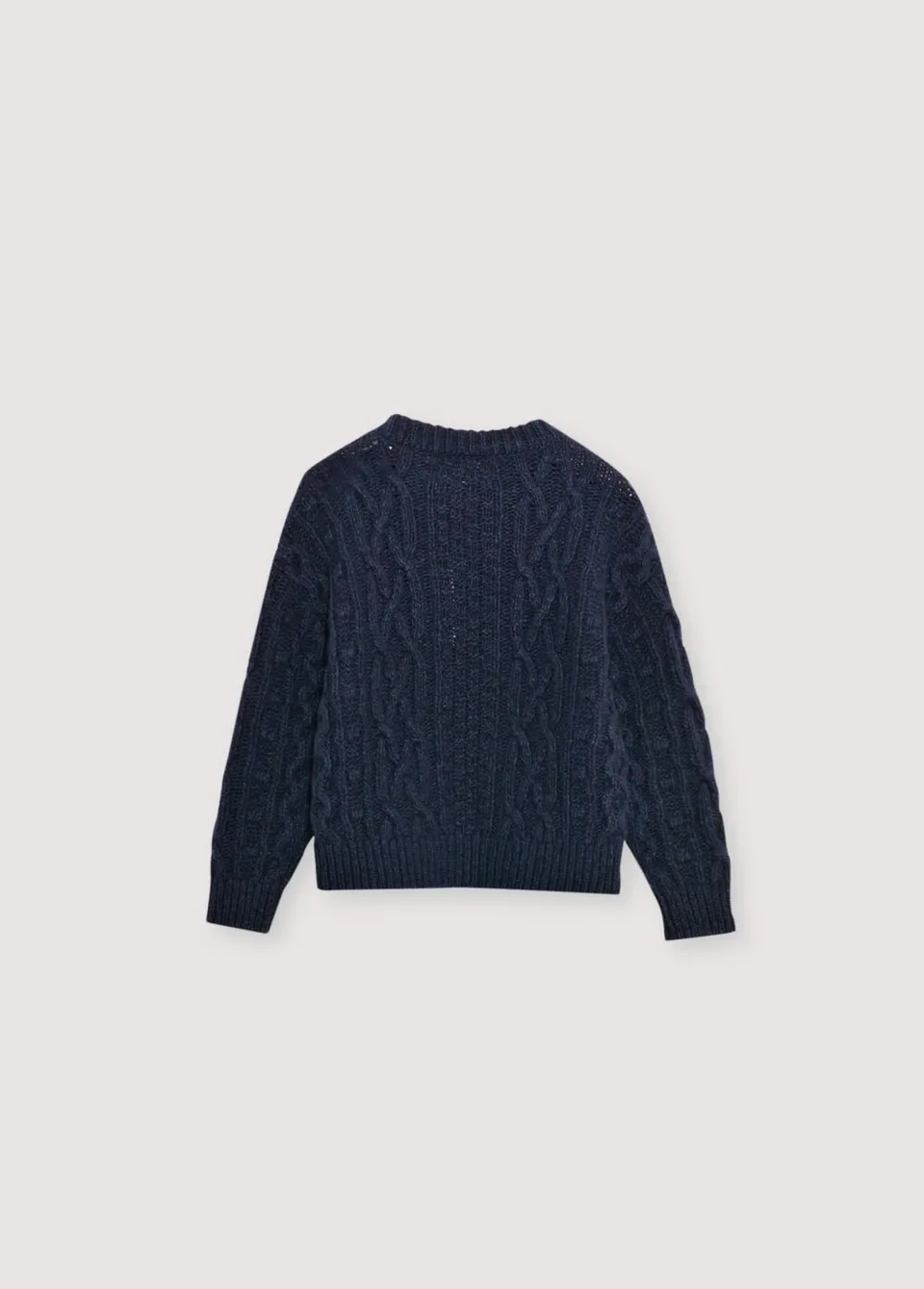 The New Society Maria Infinite Navy maglione donna lana