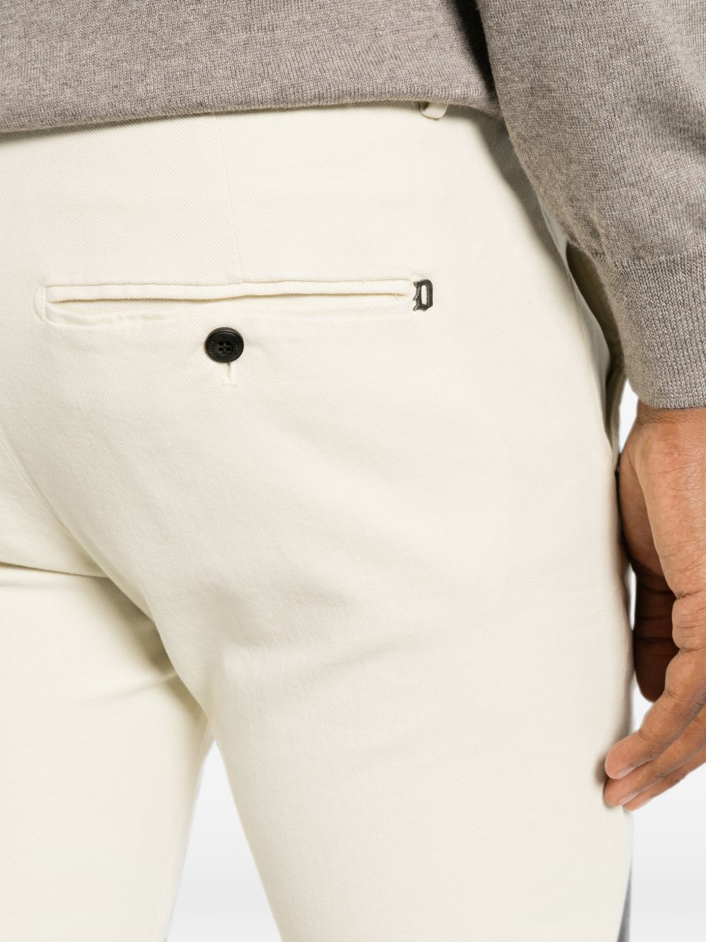 Dondup UP235 jeans uomo ivory beige