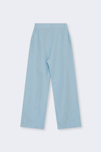 The New Society Amaryllis pantaloni donna lino Soft Sky