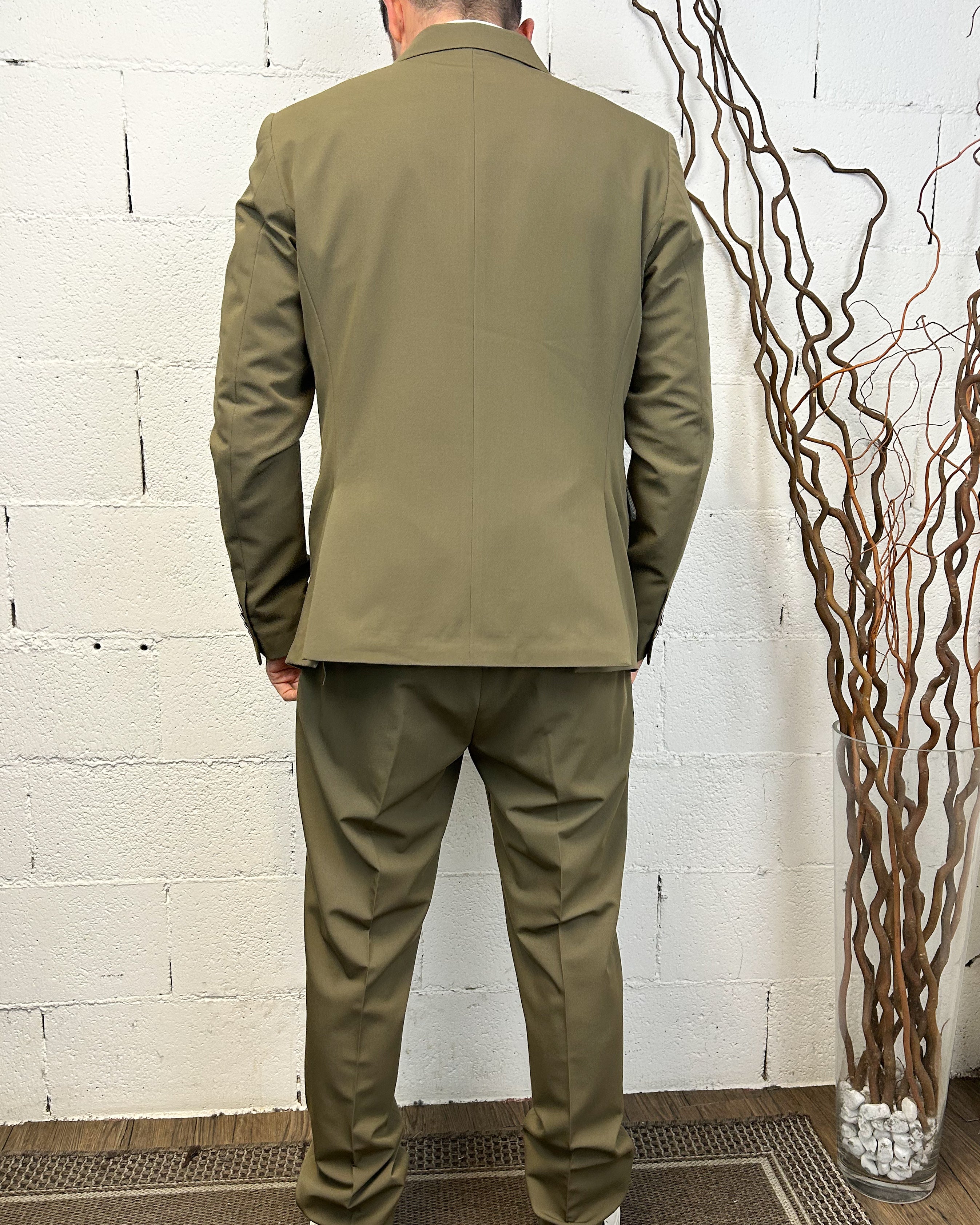 ONLYONE OVER-D Punto Milano Militare abito vestibilità slim