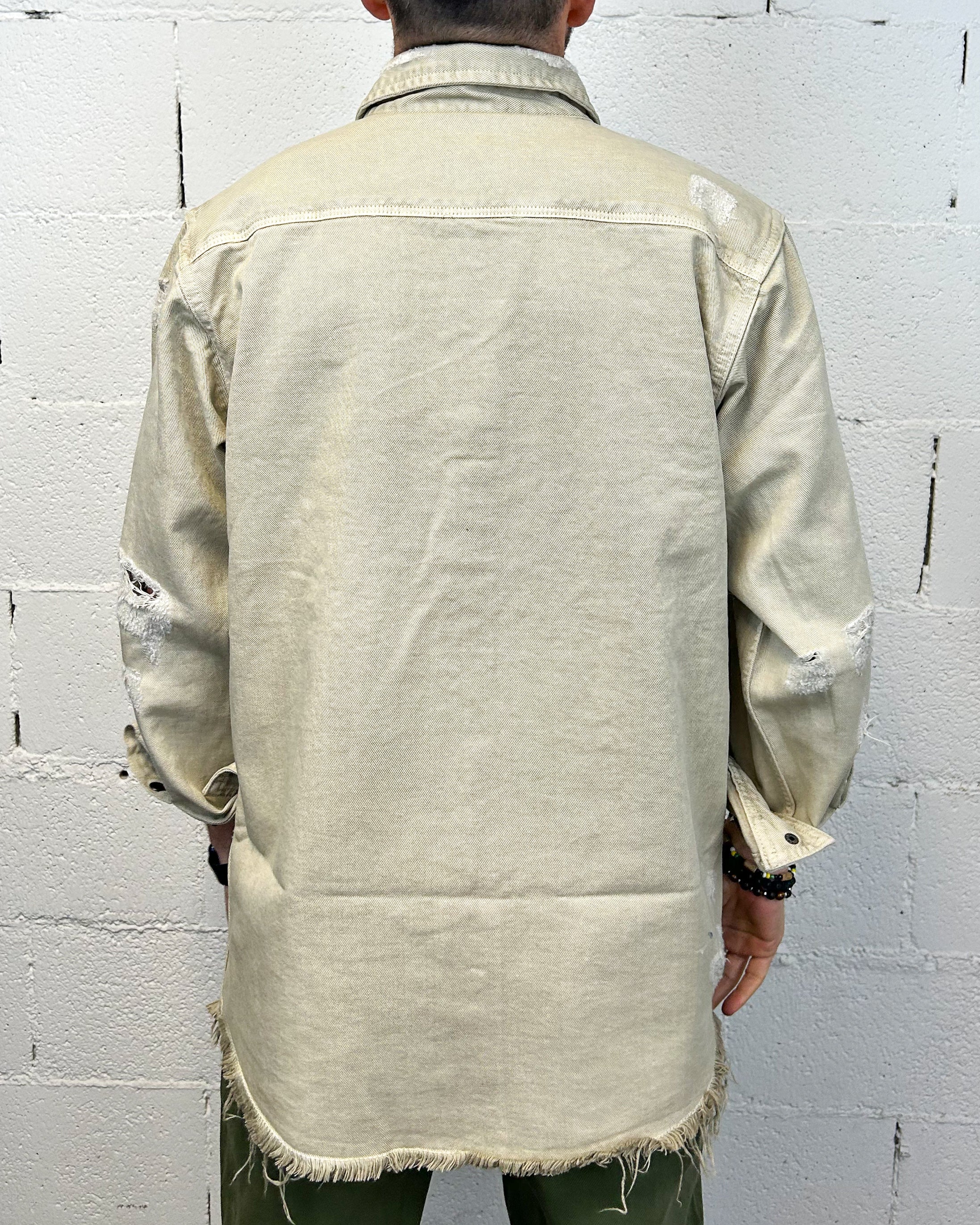 ONLYONE OVER-D Denys Camicia Overshirt Beige Oversize