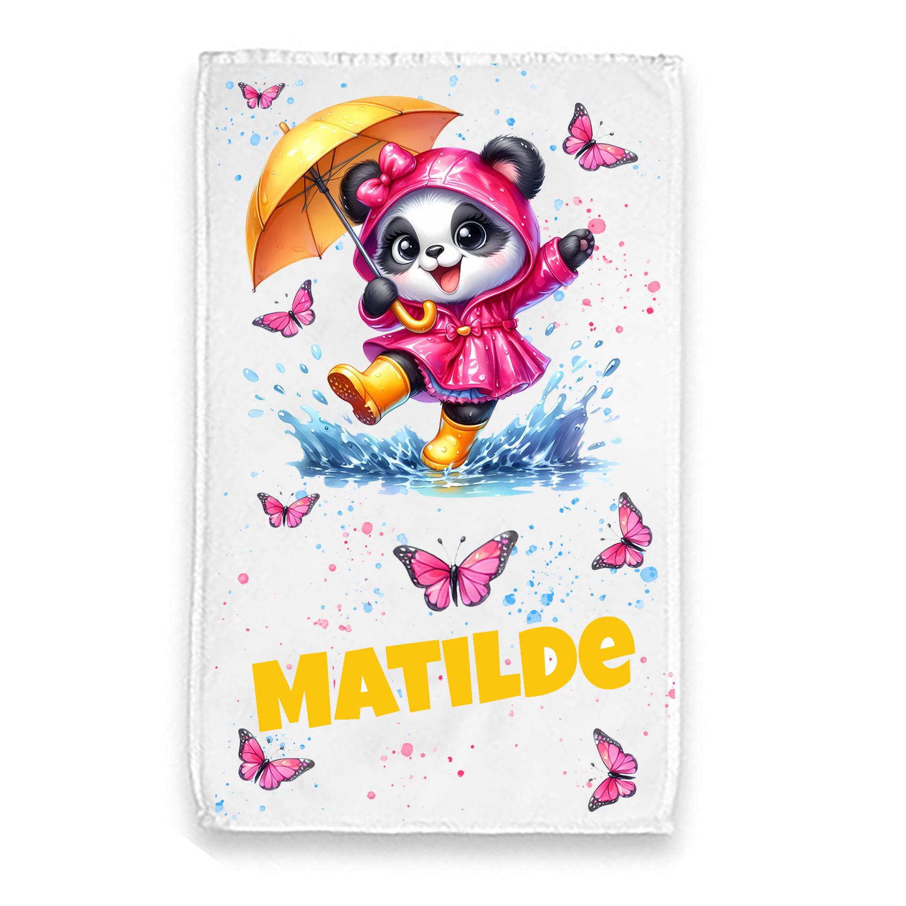 Mr. Gadgets Panda Ombrello asciugamano bimbo spugna