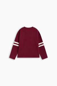 The New Society Spark T-Shirt maglietta Rumba Red manica lunga