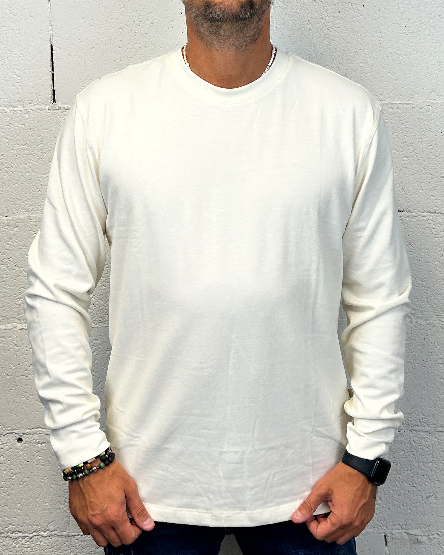 ONLYONE Gianni Lupo White t-shirt manica lunga