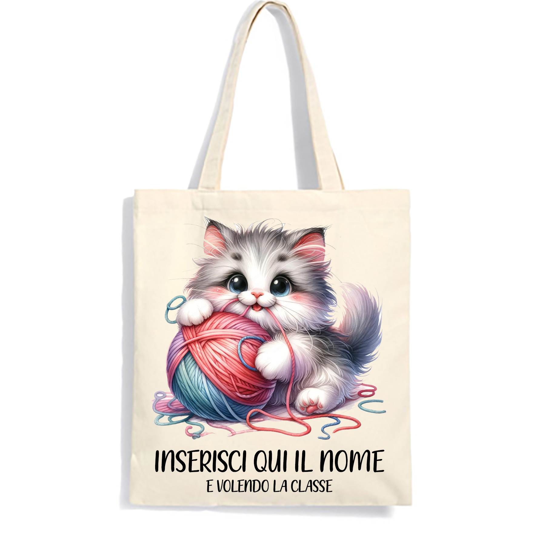 Mr. Gadgets Gatto Shopper in Cotone per Ogni Giorno