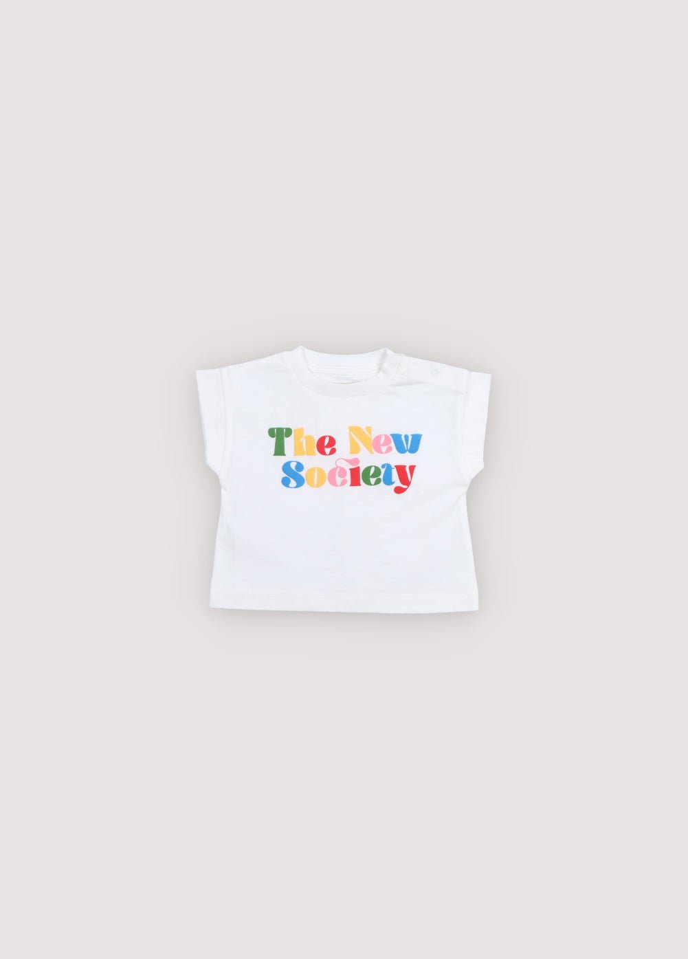 The New Society Wisteria Pure Cloud T-shirt Bebe 6M Cotone