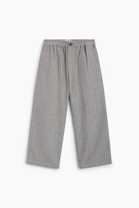 The New Society Cliff Trouser pantalone bambino grigio cotone