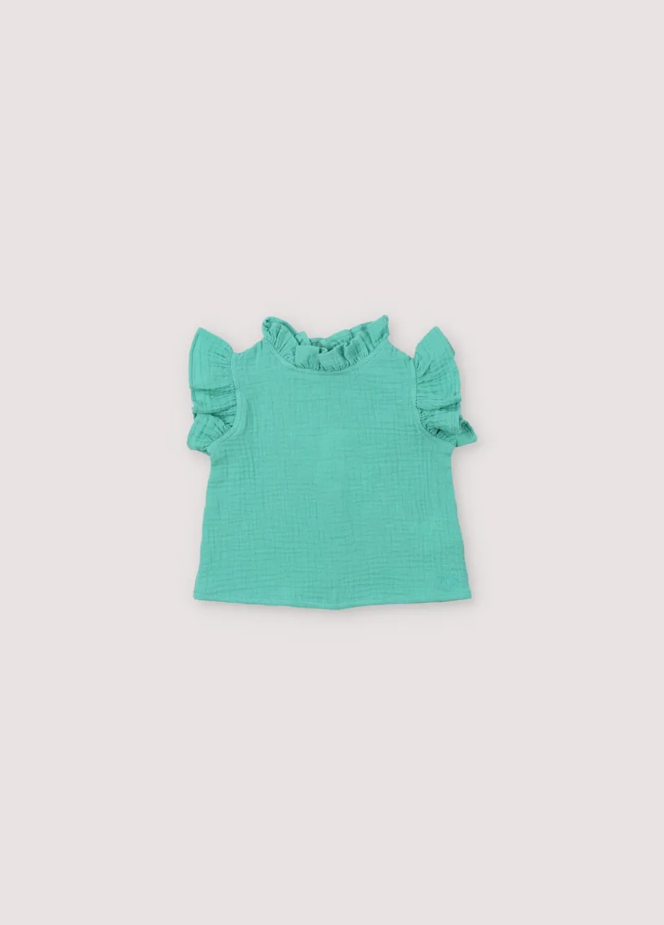 The New Society Spyros camicia neonato jade facile da lavare