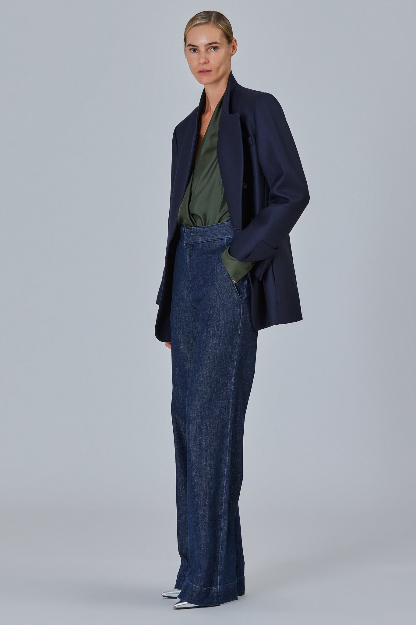 Sa Su Phi Lauren Giacca doppiopetto flanella cashmere