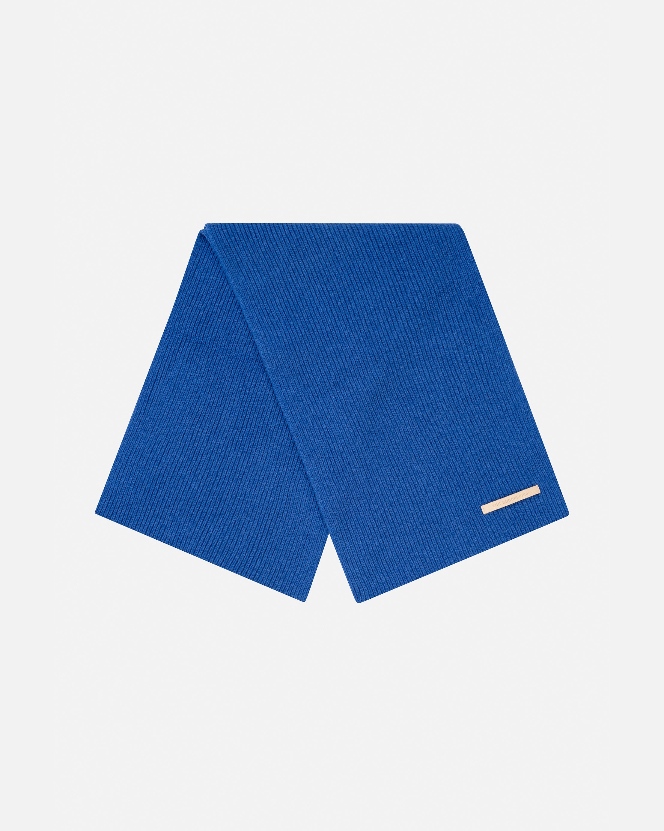 Goodpeople Xalfa sciarpa blu alpaca
