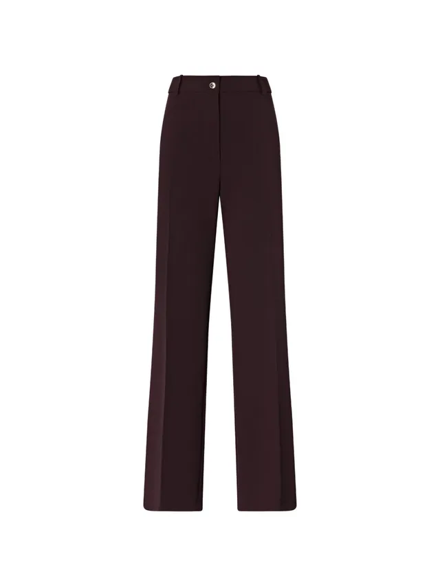 Pinko 107214 pantaloni donna bordeaux scuro