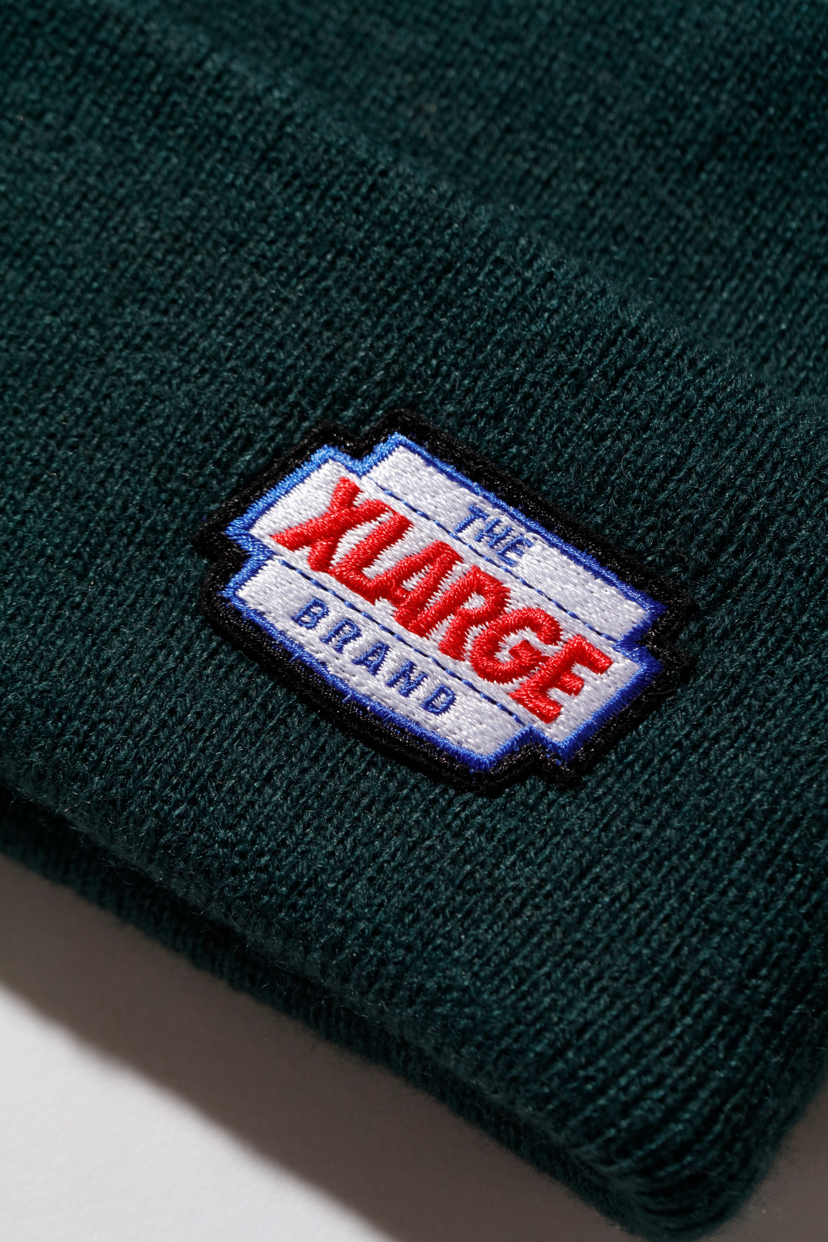 X-Large Emblem Logo Beanie berretto nero taglia unica