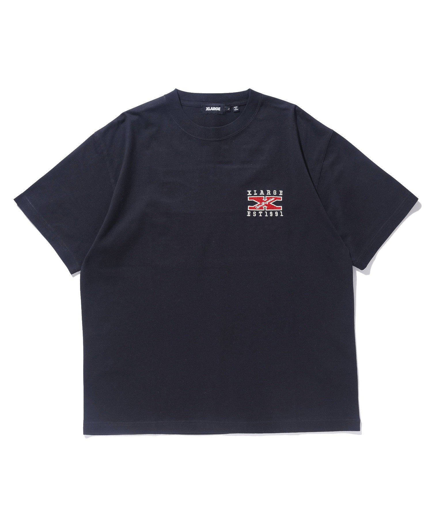 X-Large X Logo maglietta bianca cotone maniche corte