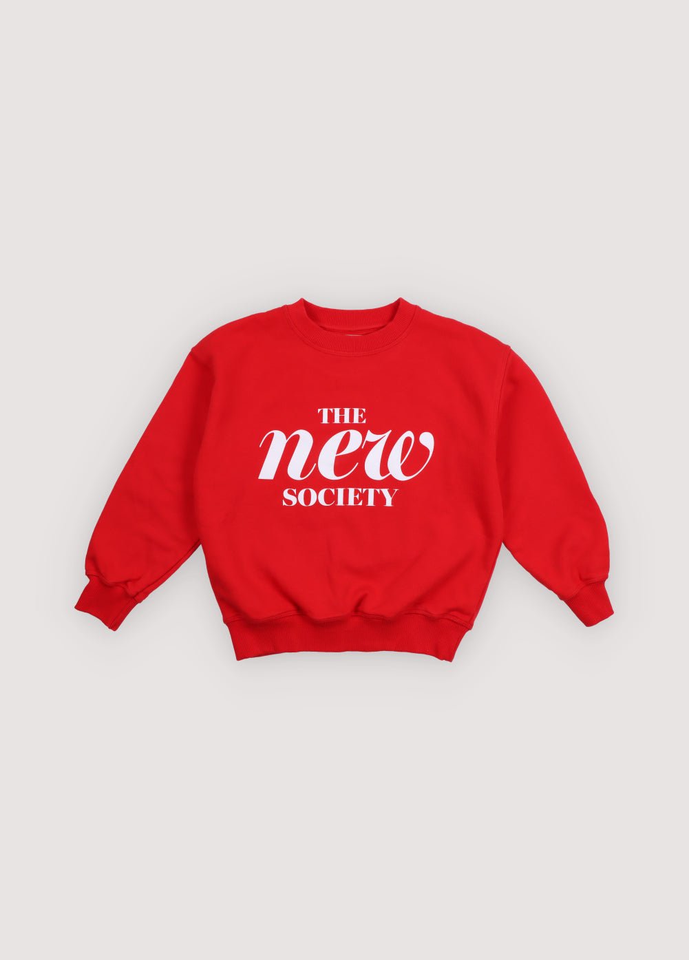 The New Society Maca Felpa Tulip Red cotone