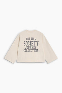 The New Society Fog felpa teen cotone mélange