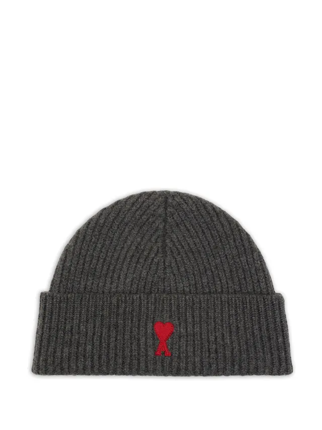 AMI BFUHA116018084 cappello grigio rosso