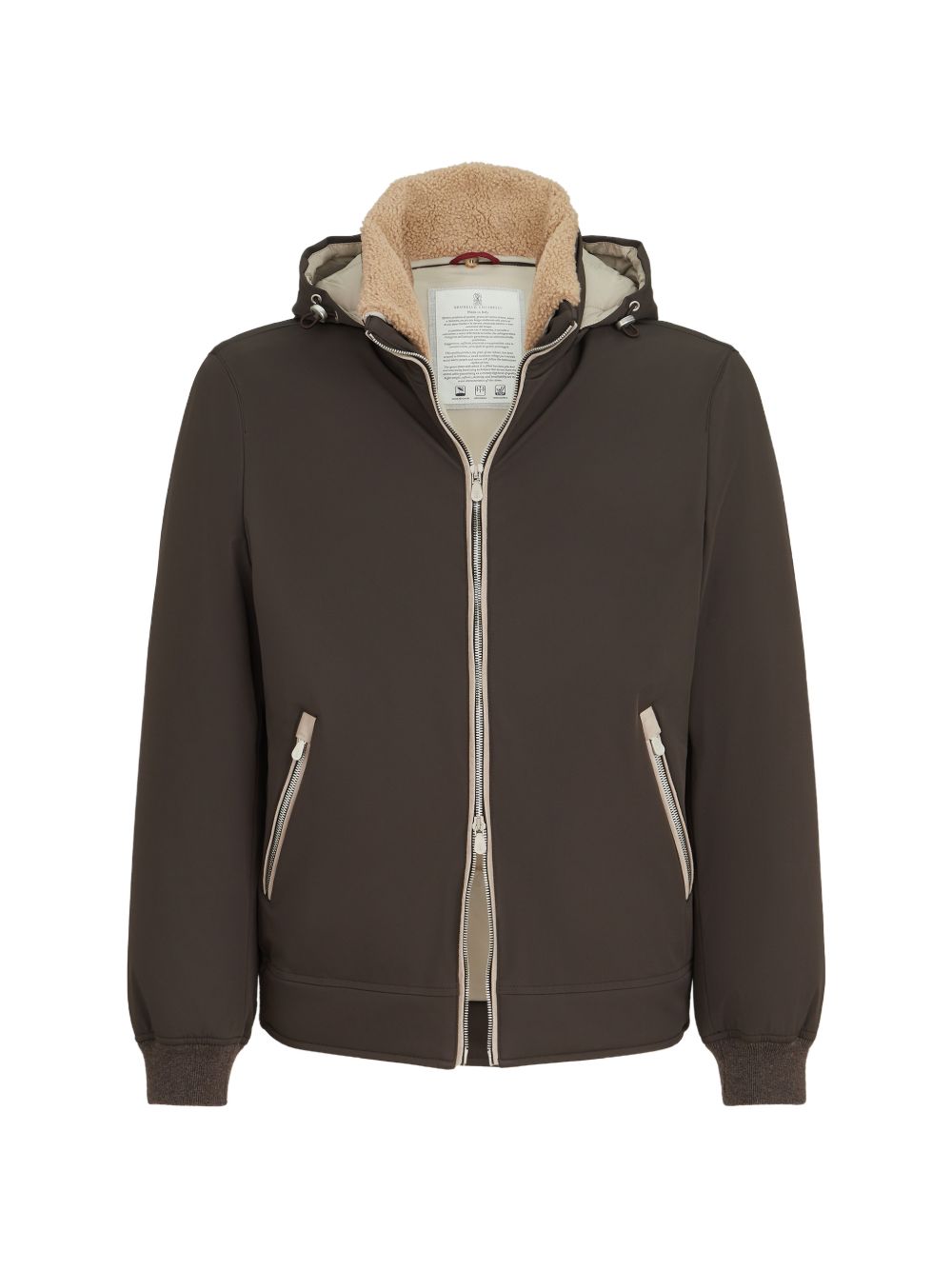 Brunello Cucinelli MV4061606 piumino uomo marrone