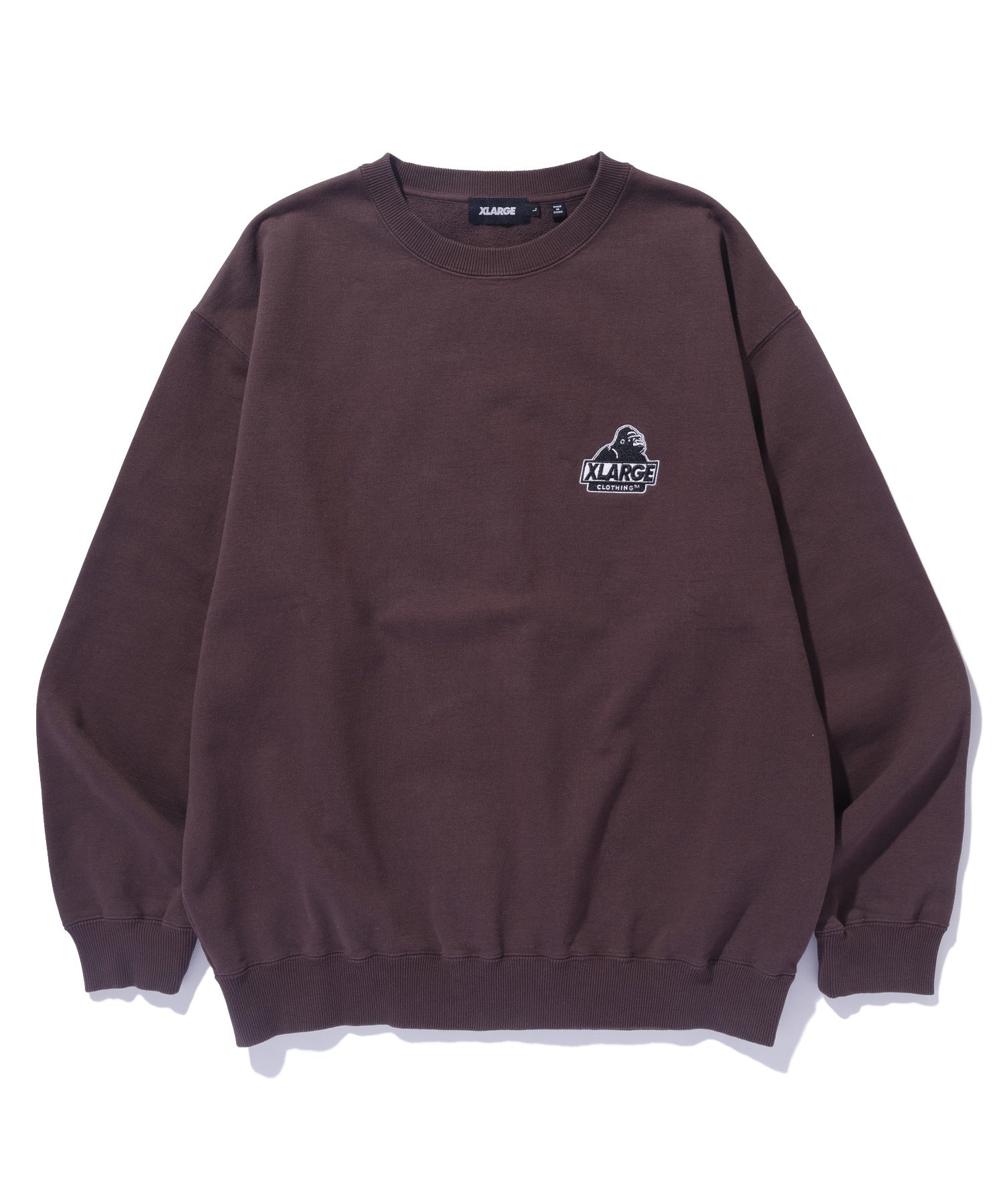 X-Large Slanted OG felpa girocollo nera