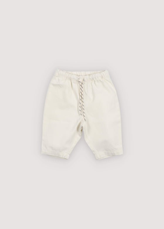 The New Society Gorse pantalone ecru cotone 6 mesi