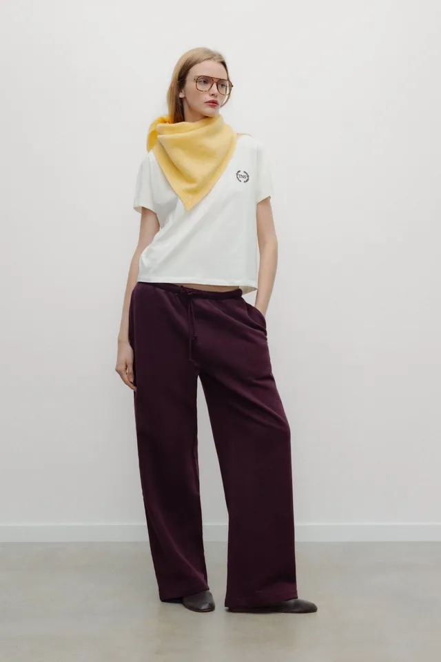 The New Society Mochi jogger donna cotone Winetesting