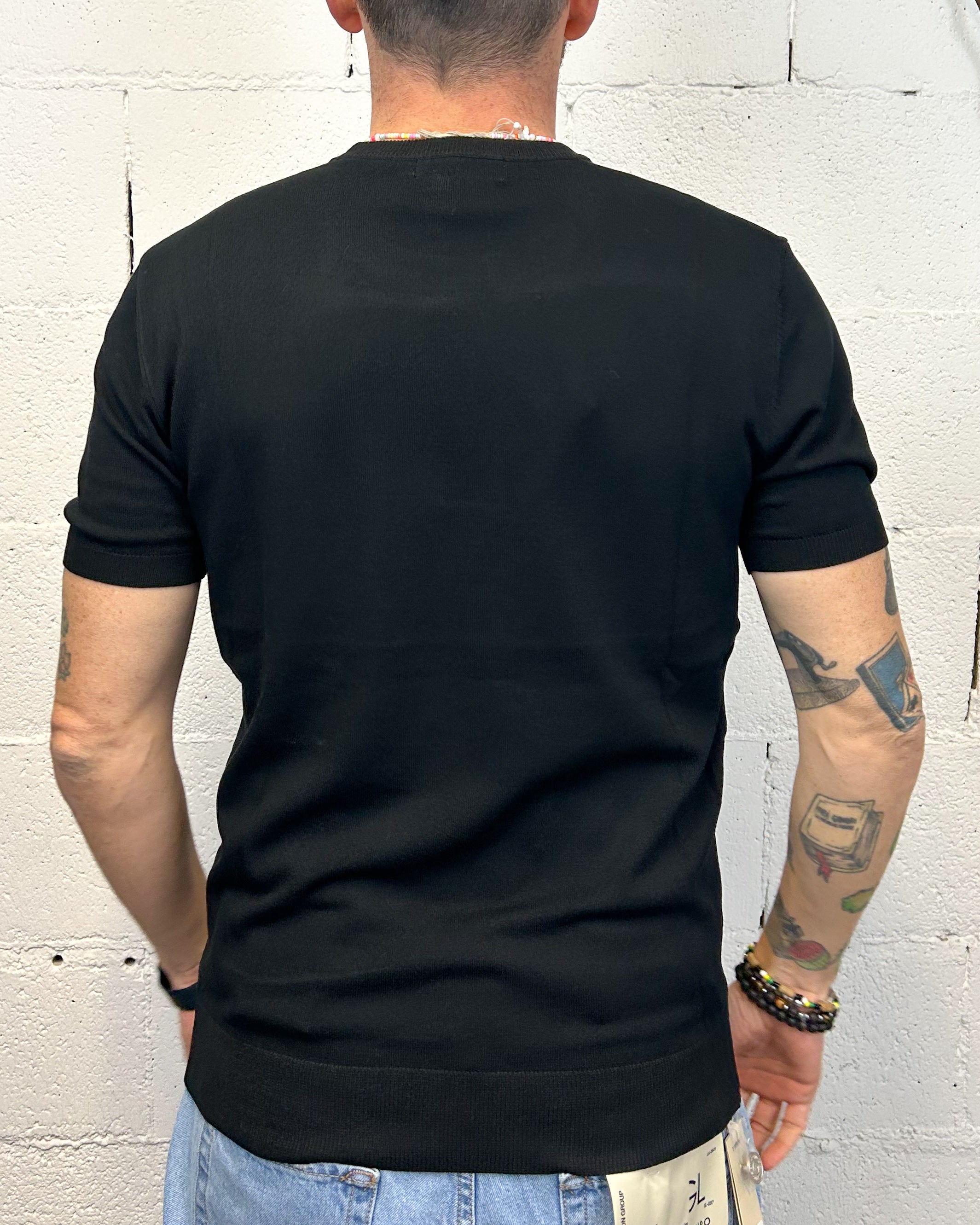 ONLYONE OVER-D Filo T-shirt Nera Regular