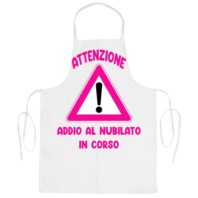 Mr. Gadgets Attenzione Addio al Nubilato in Corso Grembiule da Cucina