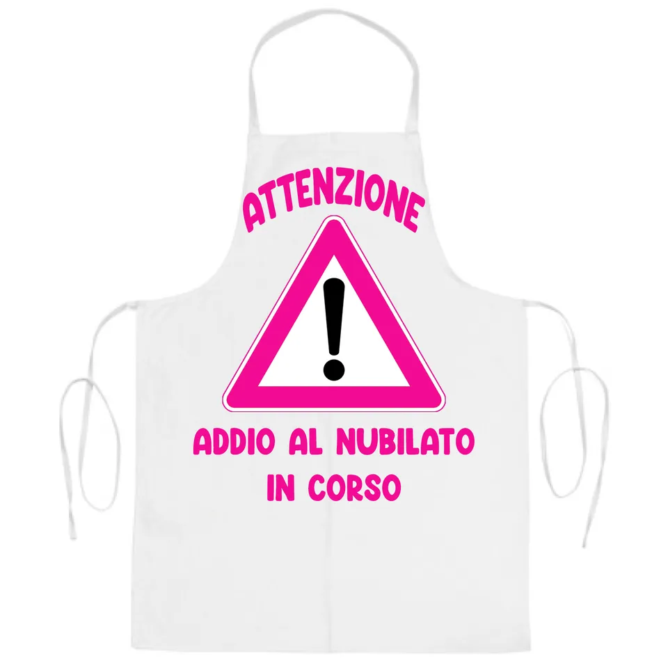 Mr. Gadgets Attenzione Addio al Nubilato in Corso Grembiule da Cucina