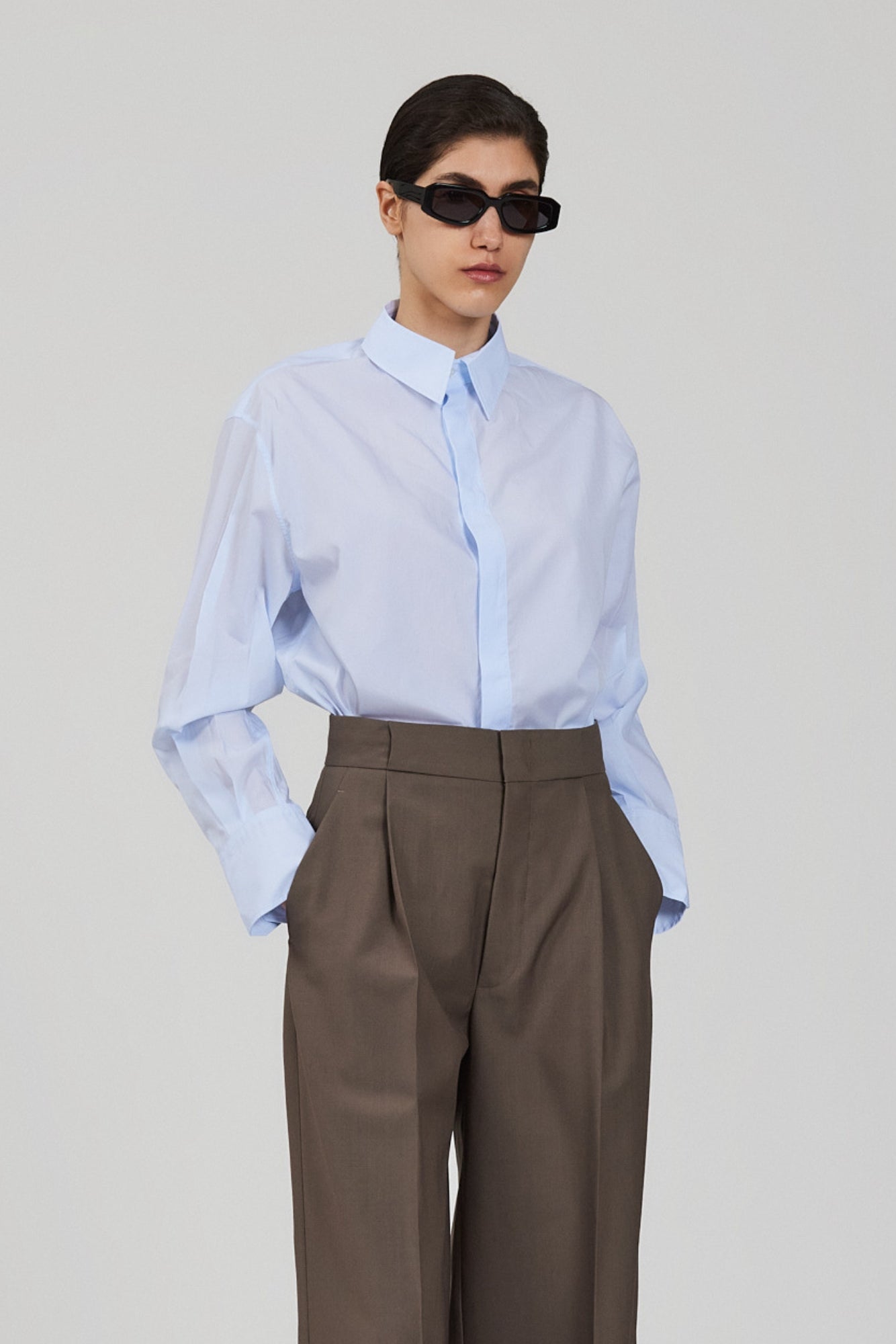 Sa Su Phi Marcella camicia regolare donna bianca cotone