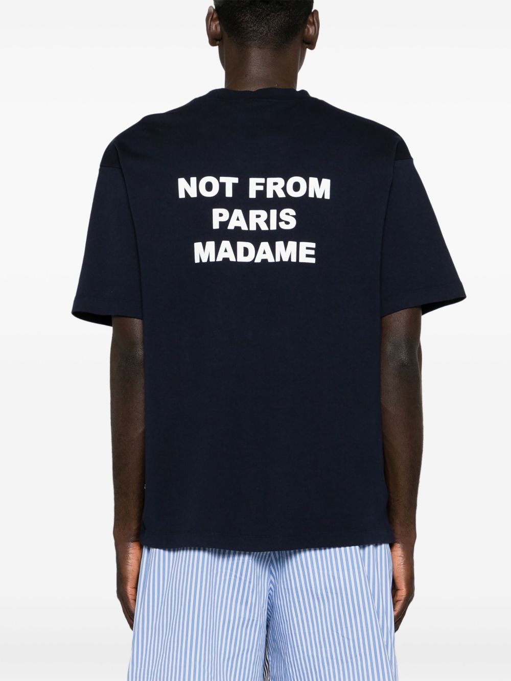 Drôle de Monsieur PERM-TS203 t-shirt blu navy