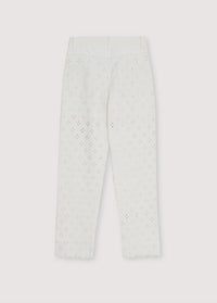 The New Society Camelia pantaloni donna ricamati cotone
