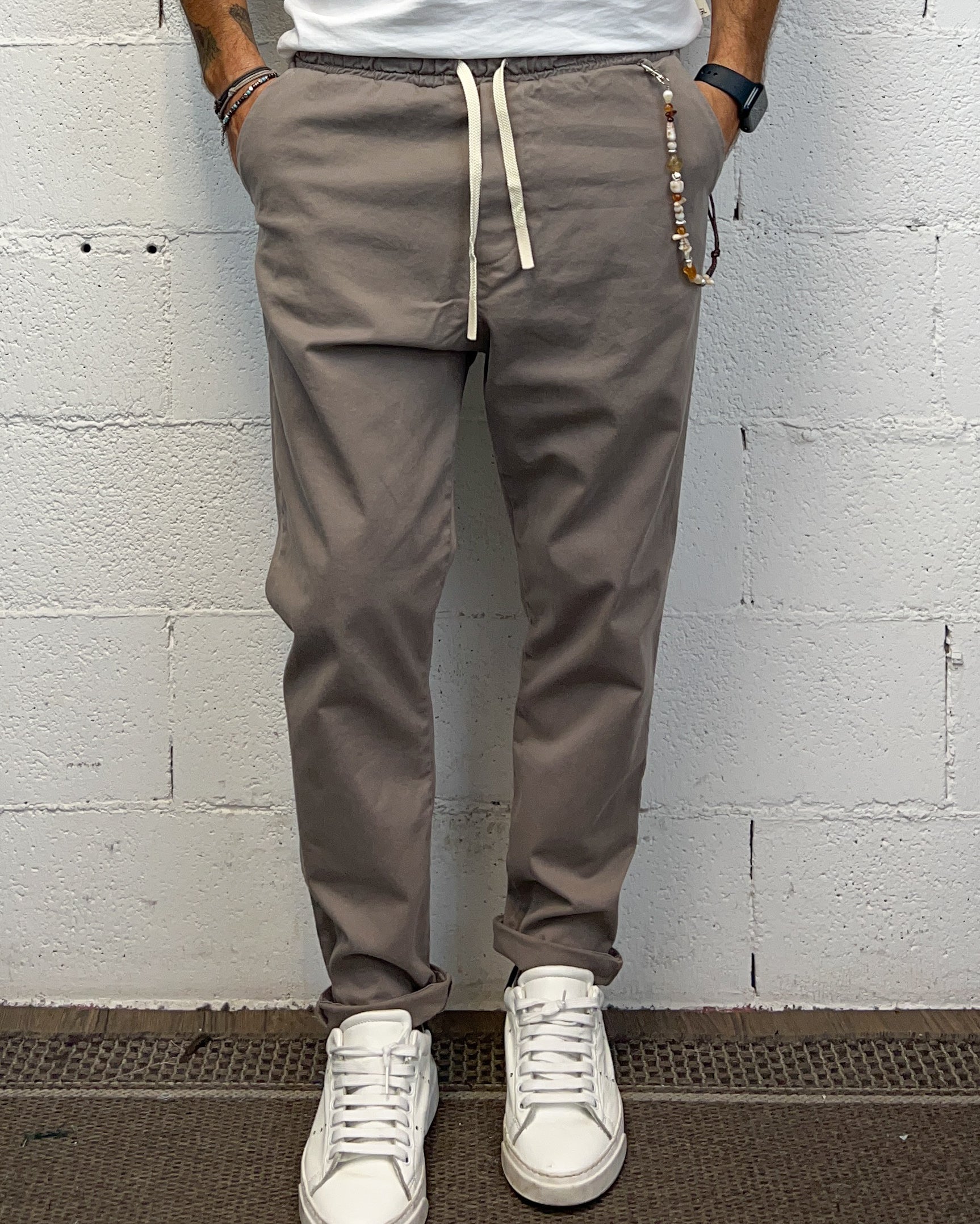 ONLYONE OVER-D Fango pant яви denim fango ampio