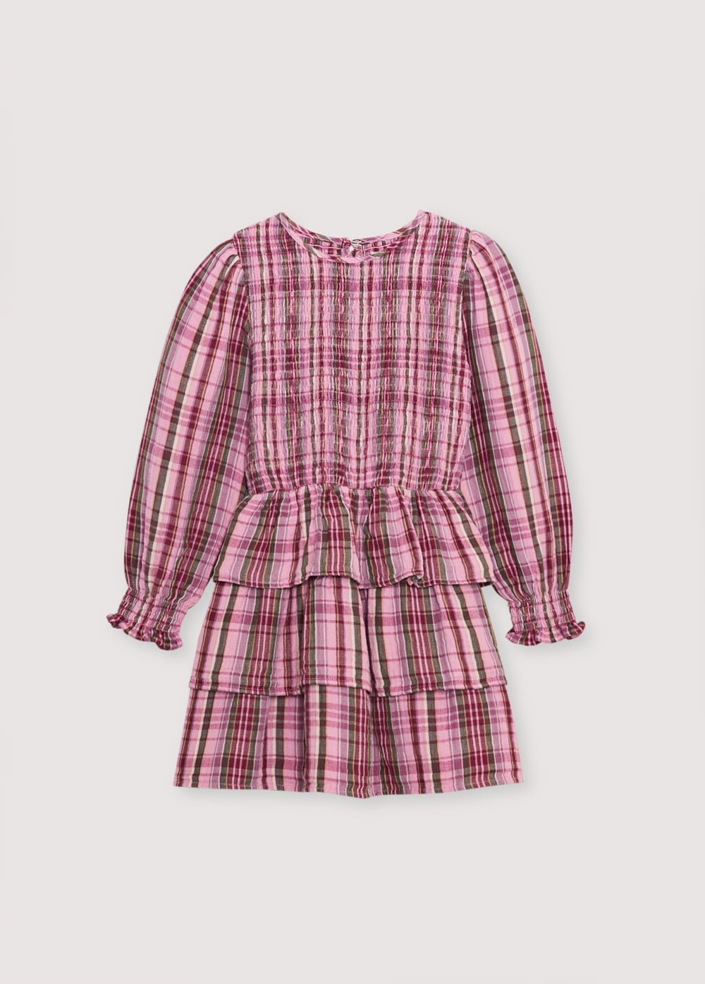 The New Society Adriana abito bambina 6 anni quadri